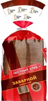 Хлеб Заварной Ароматный нарезанный 600 г Свежий хлеб