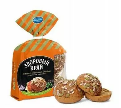 Хлебцы здоровый край мягкие зерновые 260г коломенское
