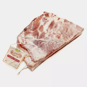 Грудинка бескостная соленая в/уп мясной продукт вкусно так