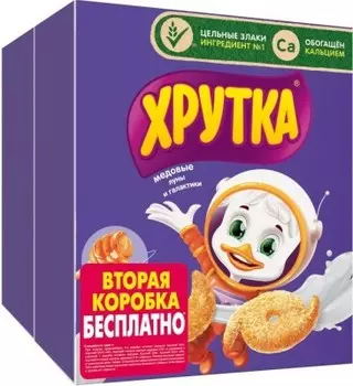 Готовый завтрак хрутка 215 г луны+215 г в подарок