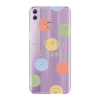 Cute Peach Soft Back Cover For Huawei Honor 10 9 8 8X MAX 7 7S 7X 7A 7C Pro Phone Case Silicone For Huawei Honor 7 8 9 10 Lite Honor 7 5.2 inch