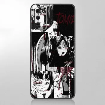 Аниме Джунджи Ито футболки ужас чехол для Samsung Galaxy A12 A02S A22 A32 A52 A72 A71 A51 A41 A31 A21 A11 A50 A70 A10S A20S чехол Samsung A41