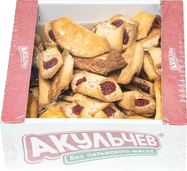 Печенье Акульчев Купелька Сдобное с вишней 750г