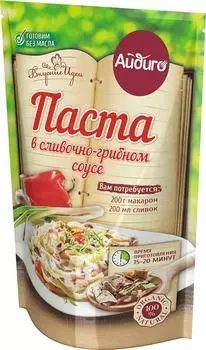 Паста Айдиго в сливочно-грибном соусе 50г