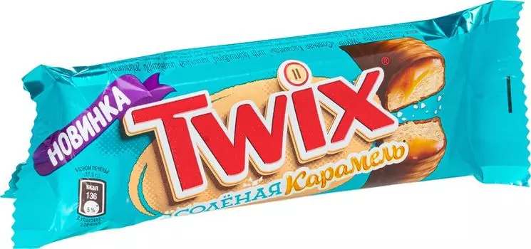 Печенье песочное Twix Соленая Карамель 2шт*27.5г