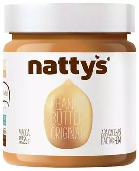 Паста арахисовая Nattys Original 525г. Закажите онлайн!