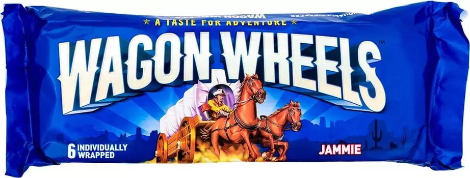 Печенье Wagon wheels Jammie с суфле и джемом 216г