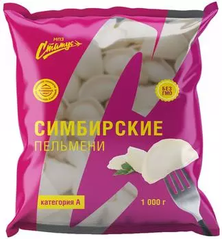 Пельмени Статус Симбирские категории А 1кг