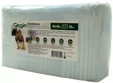 Пеленки Frais впитывающие с суперабсорбентом для животных 60*40см 30шт