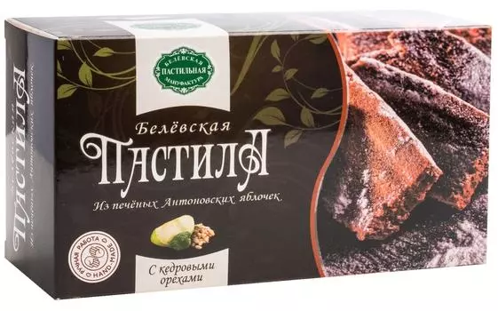 Пастила Белевская Пастильная Мануфактура Белевская с кедровым орехом 200г