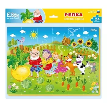 EL'BASCO Мягкие пазлы Русские народные сказки Репка 1.0