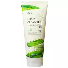 EKEL Пенка для умывания с Алоэ Успокаивающая Foam Cleanser Aloe 180.0