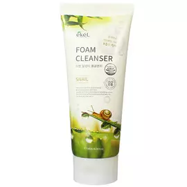 EKEL Пенка для умывания с Муцином улитки Омолаживающая Foam Cleanser Snail 180.0