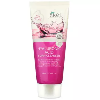 EKEL Пенка для умывания с Гиалуроновой кислотой Увлажняющая Foam Cleanser Hyaluronic Acid 100.0