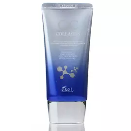 EKEL Тональный СС крем с Коллагеном Антивозрастной SPF 50+ PA +++ 50.0