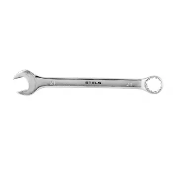 Ключ комбинированный Stels 15225 (21 мм, CrV, матовый хром)