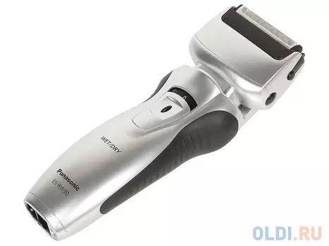Бритва Panasonic ES-RW30-CM520, сеточная, влажное бр, аккум на 21 мин, 2 плавающие головки, триммер д/носа и ушей, черный/серебристый