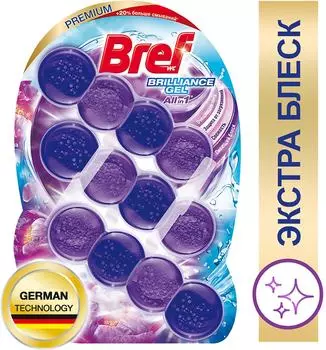 Средство чистящее для унитаза Bref Пленительный бриз 3*42г