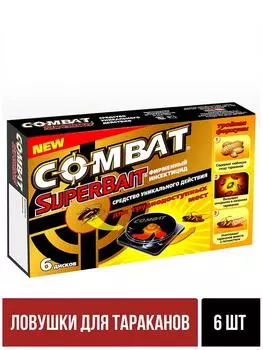 Средство для борьбы с тараканами Combat Superbait 6шт