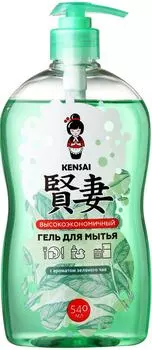 Средство для мытья посуды Kensai Зеленый чай 540мл