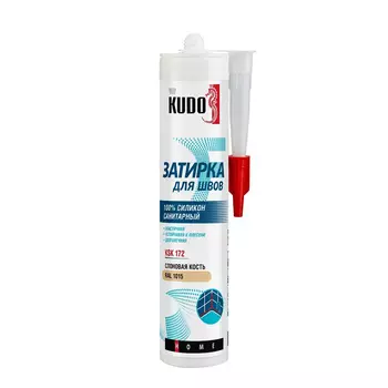 Герметик силиконовый затирка Kudo Home слоновая кость RAL 1015 280 мл