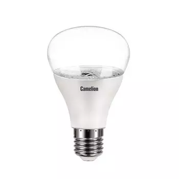 Фитолампа для растений Camelion E27 10 Вт 170-265 В груша прозрачная