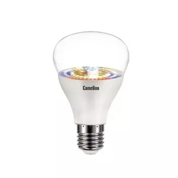 Фитолампа для растений Camelion E27 20 Вт 220-240 В груша прозрачная