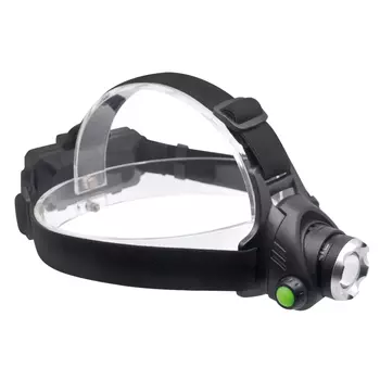 Фонарь налобный Ritter светодиодный 1 LED 10 Вт аккумуляторный Li-Ion 1200 мАч металл/пластик 3 режима (56209 6)