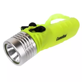 Фонарь ручной Camelion светодиодный 1 LED на батарейках AA алюминий для дайвинга (LED51534)