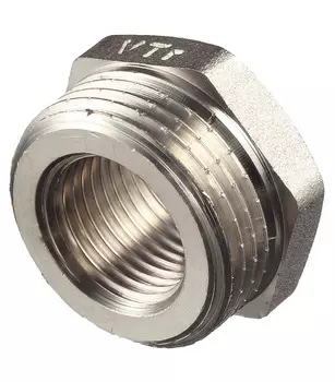 Футорка Valtec 1 НР(ш) х 1/2 ВР(г) латунная (VTr.581.N.0604)