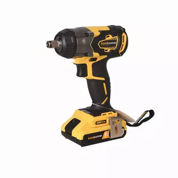 Гайковерт ударный аккумуляторный бесщеточный Hanskonner HCD18350S 18 В 2,4 Ач Li-Ion 2 АКБ и ЗУ