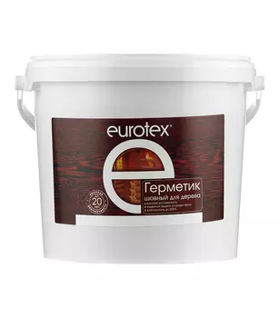 Герметик шовный для дерева Eurotex орех 6 кг