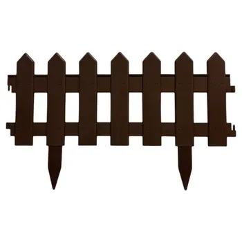 Ограждение Палисадник 190x30 см цвет коричневый