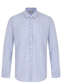 Рубашка Slim Fit из вискозы