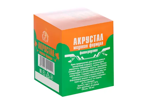 Крем Акрустал Медовая формула, 165 мл