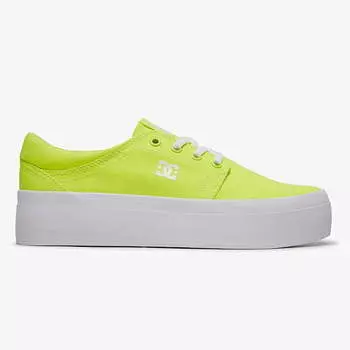 Женские Кеды кроссовки Dc Women'S Trase Platform Tx Bright Yellow