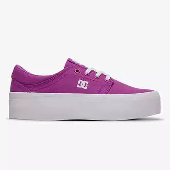 Женские Кеды кроссовки Dc Women'S Trase Platform Tx Purple