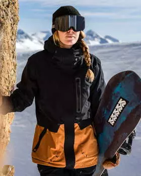 Женская Сноубордическая Куртка A/Div Tropper Stx Black