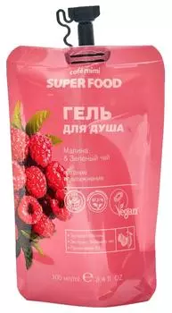 Гель для душа Cafe Mimi Super Food Малина и зеленый чай 100мл