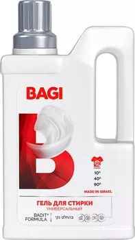 Гель для стирки светлых, цветных, темных и джинсовых тканей Bagi Универсальный концентрированный 950мл
