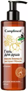Гель для душа Compliment Eco Best масло Хлопка & экстракт Монои 380мл