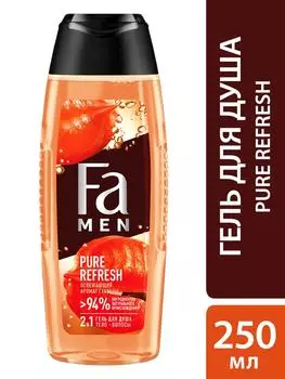 Гель для душа Fa Men Pure Refresh 2-в-1 с ароматом гуараны 250мл