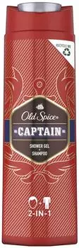 Гель для душа и шампунь Old Spice Captain 2в1 400мл