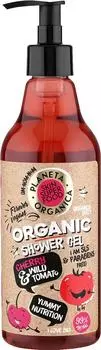Гель для душа Planeta Organica Skin Super Food Вишня и дикий томат 500мл