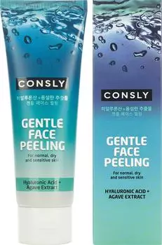 Гель для лица Consly отшелушивающий для деликатного очищения 120мл