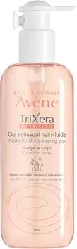 Гель для лица и тела Avene Trixera Nutrition очищающий 400мл
