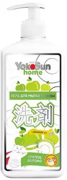 Гель для мытья посуды YokoSun Яблоко 1лс доставкой!
