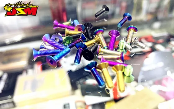 Tитановые винты JSM HOBBY Racing Pro Duty M3x4/5 /6/8/10/12/14/16/18/20/22/24 - 4шт
