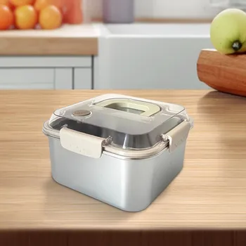 Контейнер для хранения продуктов Bento Box, свежий обед для домашнего холодильника 1600ml