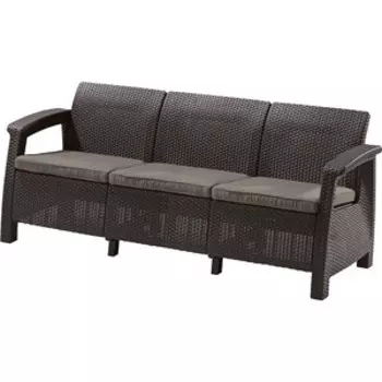 Диван Keter Corfu love seat max brown (223207)